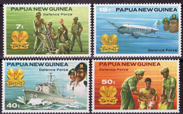 ZAYIX - Papua New Guinea 536-539 MNH Military Planes Ships Medical  072922S60 - £1.44 GBP