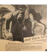 Johnny Belinda Movie Film 1948 Advertisement Jane Wyman Lew Ayres Cinema... - $550.78 MXN