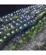 Christmas Net Lights, 360 LED 12FT X 5 FT Green Wire Waterproof Connecta... - $490.37 MXN