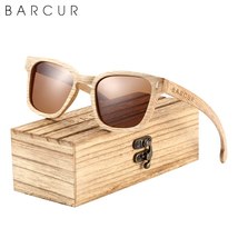 Brand Design Wood Women Sunglasses Fashion Polarized Men Sun Glasses Wooden Fram - £56.06 GBP