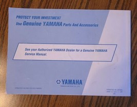 2000 YAMAHA MOTORCYCLE VIRAGO  LIT-11626-14-19 OWNERS MANUAL XV250N XV250NC - $19.34