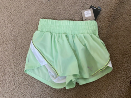 Puma Women&#39;s Running Training Shorts Size Small mint green NEW with TAGS - £9.77 GBP