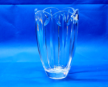 Vintage MIKASA PALAIS 24% Lead Crystal 8¼” Vase With Original Sticker - ... - $34.79
