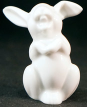 Vintage Rosenthal Classic Rose Laughing BUNNY RABBIT White Porcelain Figurine - £15.81 GBP