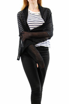 HAMISH MORROW Womens Scarf Exclusive Design Black Size 20113 - £310.43 GBP