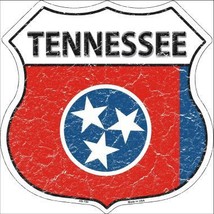 Tennessee State Flag Highway Shield Metal Sign HS-150 - $27.95