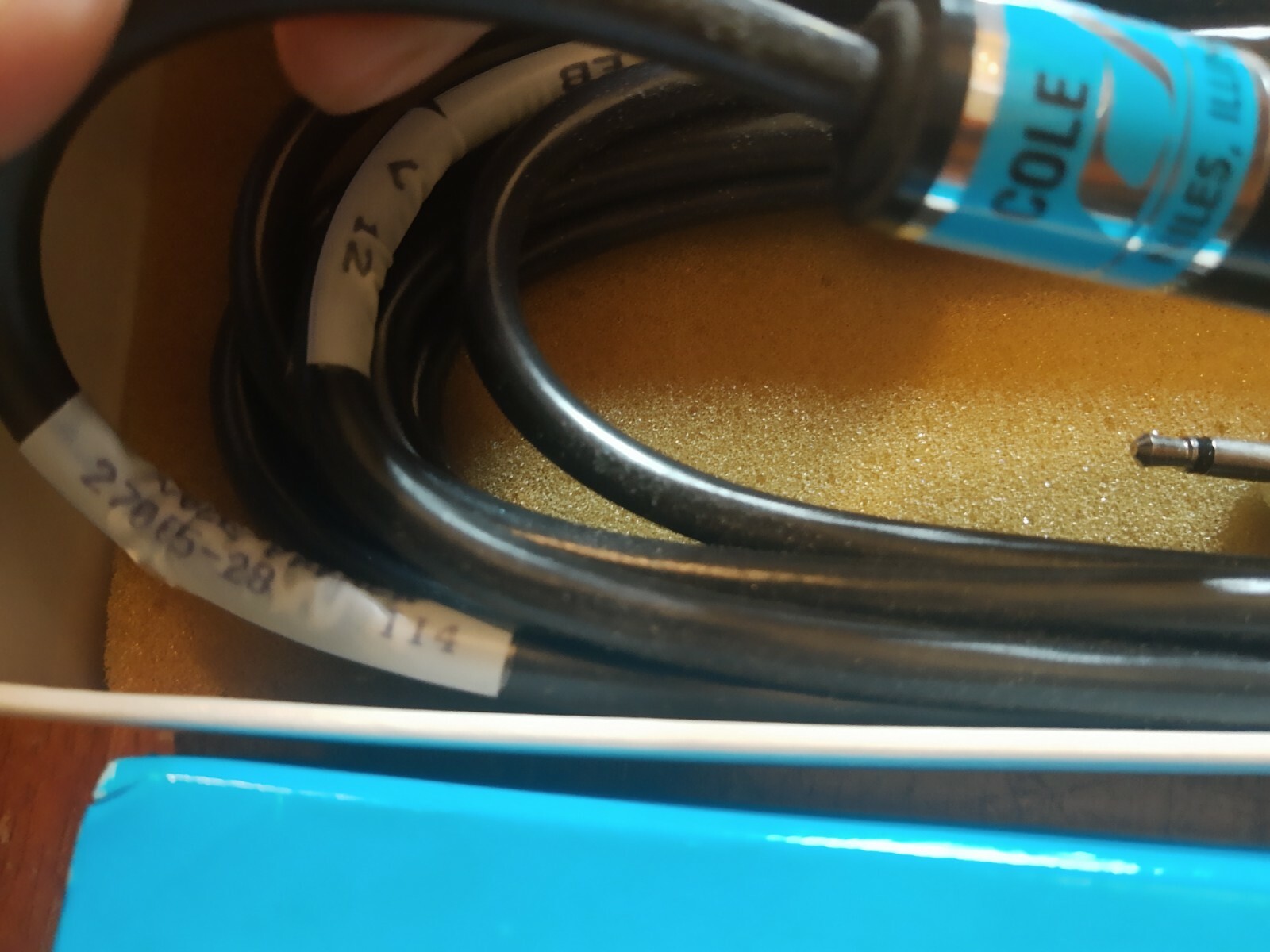 RARE Cole Parmer Preamplified High-pH Double-Junction Electrode 10ft cable 27005 Item image 3
