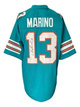 Dan Marino Signed Custom Teal Pro-Style Football Jersey JSA Hologram - £255.86 GBP