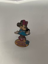 Minnie Mouse 12 Months of Magic Blue Dress 2002 Disney Store Pin Curtsy Curtsey - £4.63 GBP