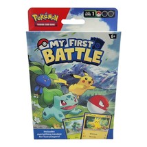 Nintendo Pokemon My First Battle TCG Two Mini Starter Decks Pikachu Bulbasaur - £11.93 GBP