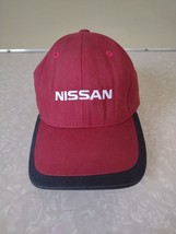 Nissan Red And Black Port Authority Adjustable Cap Hat Car Truck Automotive Adv - £10.28 GBP