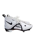 Nike Alpha Menace Pro 3 CT6649-108 Mens Size 11 White Black Football Cleats - £46.73 GBP