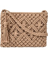 Boho Crochet Beach Crossbody Bag - £34.36 GBP