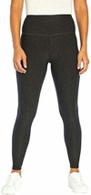 Orvis Women&#39;s Plus Size 2X Charcoal Heather High Rise Soft Fleece Cozy Leggings - £14.38 GBP