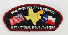 Vintage 1997 Sam Houston Jamboree Maroon Border Boy Scout BSA CSP Should... - $11.69