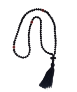 100 Knots Traditional Wool Orthodox Prayer Rope Chotki Handmade Black Ko... - $17.82