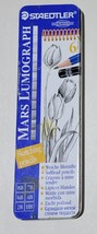 Staedtler Mars Lumograph Pencil Sketching Set Tin 5 Pencils - £5.42 GBP