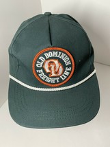 Vintage Old Dominion snap back baseball cap hat With Brim Cord - $14.01
