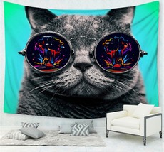Cute Cat Tapestry Living Room House Decoration Tapestry Wall Hanging Room Decor - £15.22 GBP