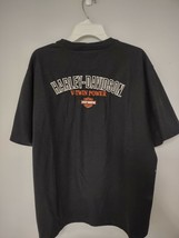 Harley Davidson Motorcycles Embroidered V-Twin Power Short Sleeve T-shirt XL - £11.75 GBP