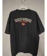 Harley Davidson Motorcycles Embroidered V-Twin Power Short Sleeve T-shir... - £11.70 GBP