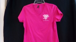 Ladies Pittsburgh Penguins Pink Phase Embroidered V-Neck T-Shirt XS-4XL WBS New - £15.52 GBP+