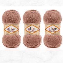 Alize Baby Best Yarn 90% Anti-Pilling Acrylic 10% Soft Bamboo Blend Crochet Hand - £11.60 GBP