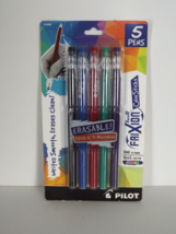 Set of 5 Pilot Frixion Ball Color Sticks Pens Erasable Fine 0.7 mm Gel Ink (e) - $15.83