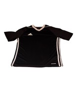 Adidas ClimaCool Black And White Shirt Child Large Soccer Baseball Football - $250.64 MXN