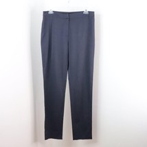 Eileen Fisher Women&#39;s XS Navy Blue Slim Straight Leg Stretch Trouser Pants - $42.50