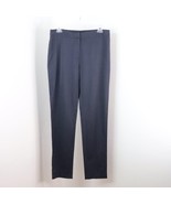 Eileen Fisher Women&#39;s XS Navy Blue Slim Straight Leg Stretch Trouser Pants - £33.43 GBP