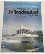 1971 Private Island 37’ Tradewind By Boatel Boat Sales Brochure With Pri... - £9.61 GBP