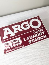 Vintage ARGO Gloss Laundry Starch powder 16 oz Crisp Finish NO expiration date - $30.00