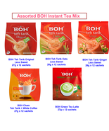 BOH Instant Tea Mix Teh Tarik Cham Original Ginger Green Tea Oat Less Sugar - £30.82 GBP