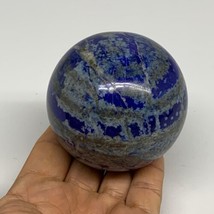 1.2 lbs, 2.7&quot; (70mm), Lapis Lazuli Sphere Ball Gemstone @Afghanistan, B3... - £142.25 GBP
