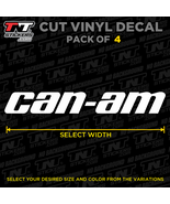 Can-Am Logo Can am Canam Vinyl Decal Sticker – Pack of 4 – Select Size &amp;... - $3.00+