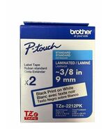 NEW Genuine Brother P-Touch TZe-221 2 Pack 3/8" Black Print on White Lab... - €17,00 EUR NEW Genuine Brother P-Touch TZe-221 2 Pack 3/8" Black Print on White Lab... - €17,00 EUR