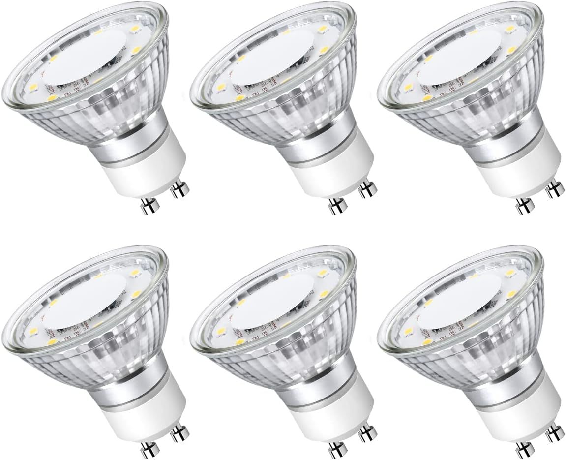 Le Gu10 Led Light Bulbs Non-Dimmable, 5000K Daylight White Gu10 Bulb, 6 ... - $33.93