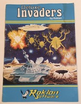 Deluxe Invaders by Roklan Software Manual Only Atari 400/800 Vintage - $7.95