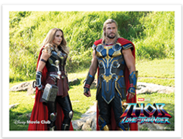 Thor: Love And Thunder Marvel Lithograph Disney Movie Club Exclusive 202... - £15.71 GBP
