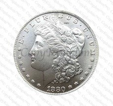 1880 O Morgan Silver Dollar Commemorative COPY coin - £11.91 GBP