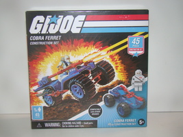 G.I JOE - COBRA FERRET - 45 PIECE + 1 FIGURE - CONSTRUCTION SET (NEW)  - £11.21 GBP