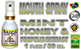 Mouth Spray Bitoca - Mint + Propolis + Honey - Oca-Brazil - $7.00