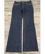 White House Black Market Trouser Leg Jeans Women&#39;s Sz. 4R Pants &quot;Feel Be... - £13.98 GBP