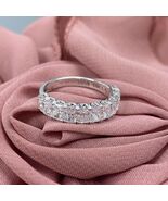 Glanzschliff 2.00 Gesamt Karat Gewicht Kunstdiamanten Grown Diamant Ehering - $1,635.69+