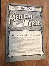 1916 Practical Medical Monthly Medicine World Sepia Advertising Doctor Saunders - £39.03 GBP