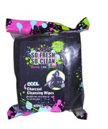 1 pack of So Fresh So Clean Cool Charcoal Cleaning Cucumber Wipes Unisex... - £9.52 GBP
