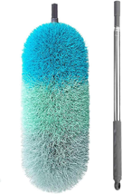 Feather Cleaning Duster With Handle Telescoping Extendable 100&quot; Extra Long Pole  - £11.81 GBP