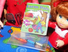 Dollhouse Coloring Book w/Crayons Opens fits Fisher Price Loving Family Barbie - £2.31 GBP