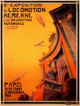 2502.Paris Futurism Deco Poster.Locomotion.Home decor interior room design art - £12.94 GBP+